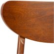 Safavieh Lucca Retro Wood Dining Chair in Walnut