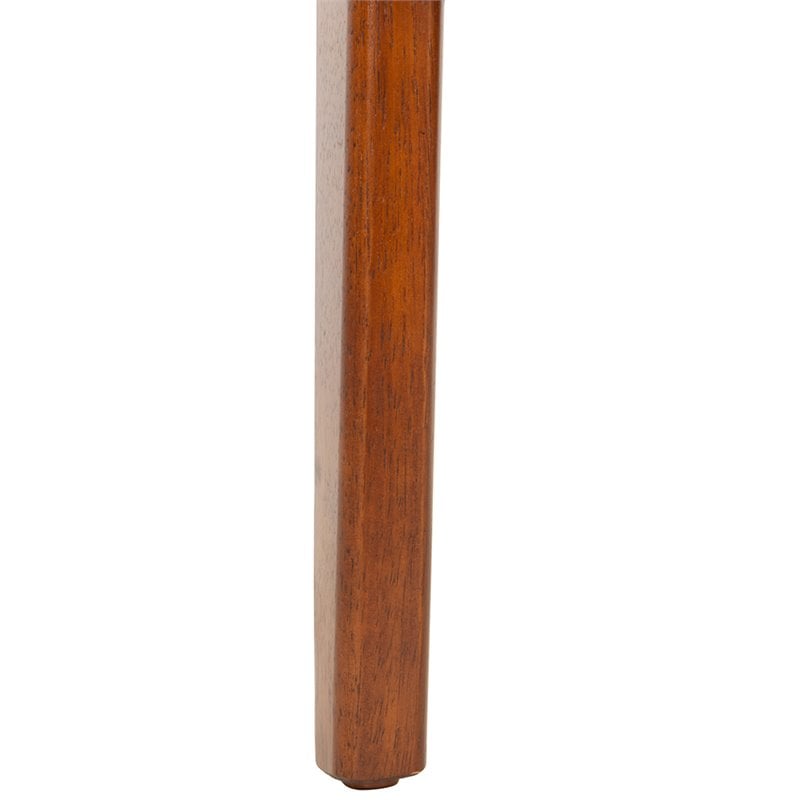 Safavieh Lucca Retro Wood Dining Chair in Walnut