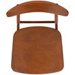 Safavieh Lucca Retro Wood Dining Chair in Walnut