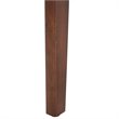 Safavieh Lucca Retro Wood and Polyester Dining Chair in Walnut / Gray