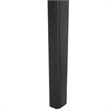 Safavieh Lucca Retro Wood and Polyester Dining Chair in Black