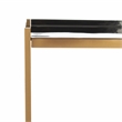 Safavieh Justine 5 Tier Iron Etagere in Black / Brass