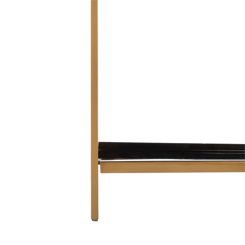 Safavieh Justine 5 Tier Iron Etagere in Black / Brass