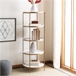 Safavieh Tia Round 5 Tier Iron Etagere In White / Brass