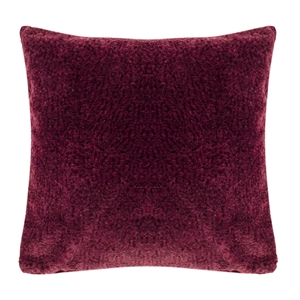 Safavieh Barica 20&quot x 20&quot Throw Pillow in Dark Merlot Red