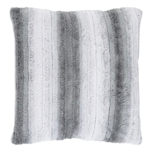 Safavieh Elian 20&quot x 20&quot Throw Pillow in Gray and White