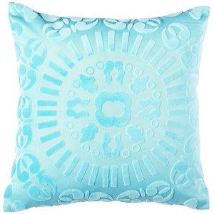 Safavieh Shayla 18&quot x 18&quot Throw Pillow in Teal
