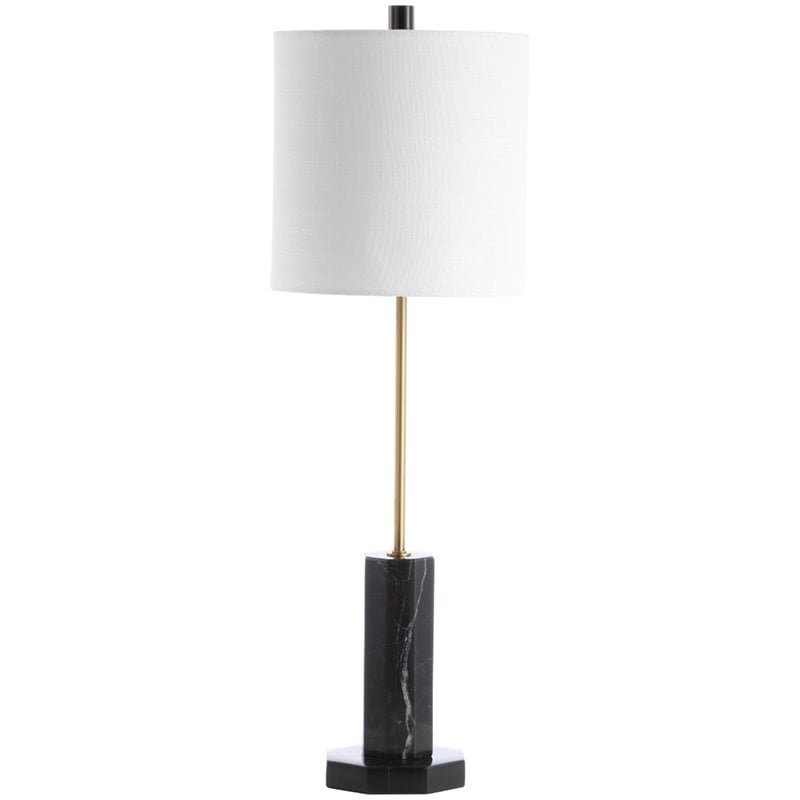 Safavieh Zackary Table Lamp in Black and Off White