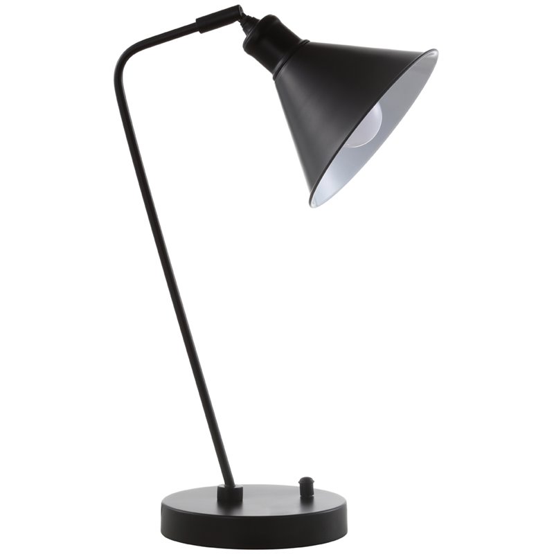Safavieh Vance Smart Tilt Task Table Lamp in Black Shade