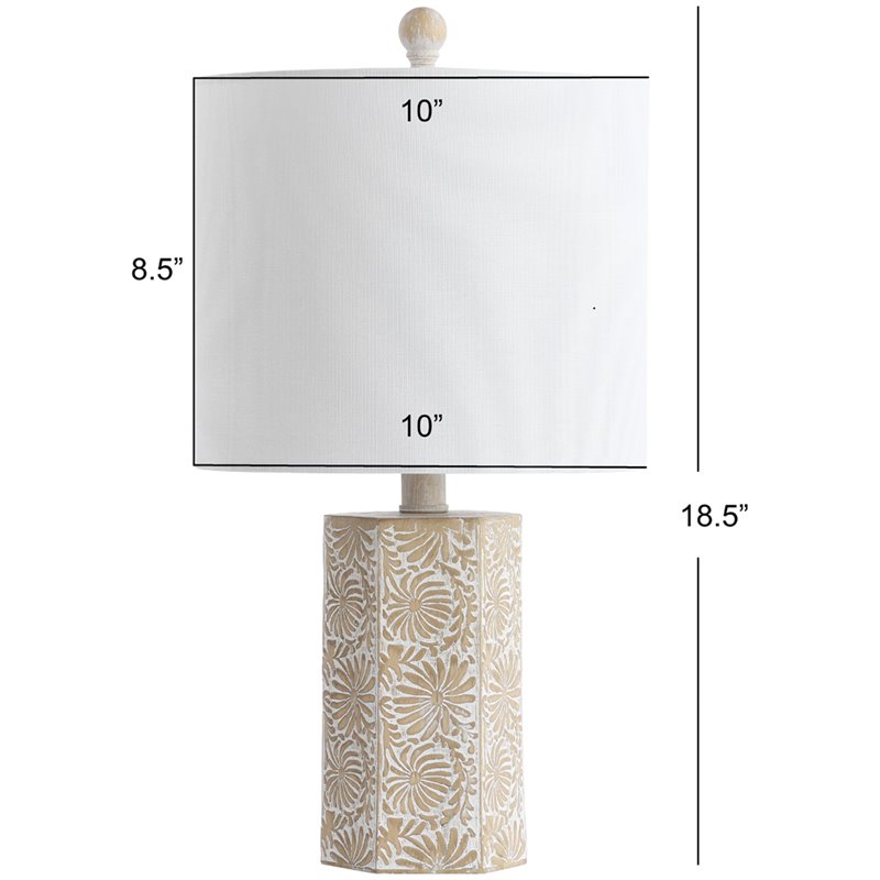 Safavieh Eliseo Table Lamp in Beige and Off White