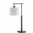Safavieh Harlan Table Lamp in White and Brown