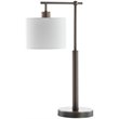 Safavieh Harlan Table Lamp in White and Brown