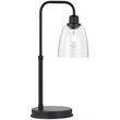 Safavieh Kashton Table Lamp in Black and Clear Shade