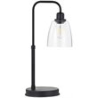 Safavieh Kashton Table Lamp in Black and Clear Shade