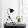Safavieh Dariel Contemporary Table Lamp in Black/Brass and Gold Pop