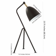 Safavieh Dariel Contemporary Table Lamp in Black/Brass and Gold Pop