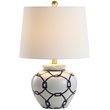 Safavieh Anders Table Lamp in Blue and Off White
