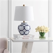 Safavieh Anders Table Lamp in Blue and Off White