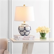 Safavieh Anders Table Lamp in Blue and Off White