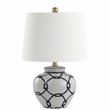 Safavieh Anders Table Lamp in Blue and Off White