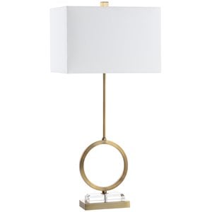 Safavieh Kaden Table Lamp in Gold and White (Set of 2)