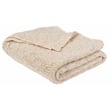 Safavieh Ralen Knit Throw Blanket in Natural and Silver