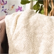 Safavieh Ralen Knit Throw Blanket in Natural and Silver