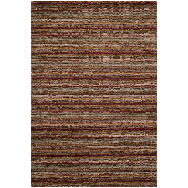 Safavieh Himalaya 4' X 6' Hand Loomed Multicolored Wool Rug