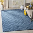 Safavieh Impressions 4' X 6' Hand Loomed Wool Rug in Blue