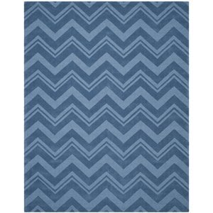 safavieh impressions hand loomed wool rug in blue