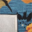 Safavieh Jardin 3' X 5' Hand Tufted Multicolored Wool Rug in Black
