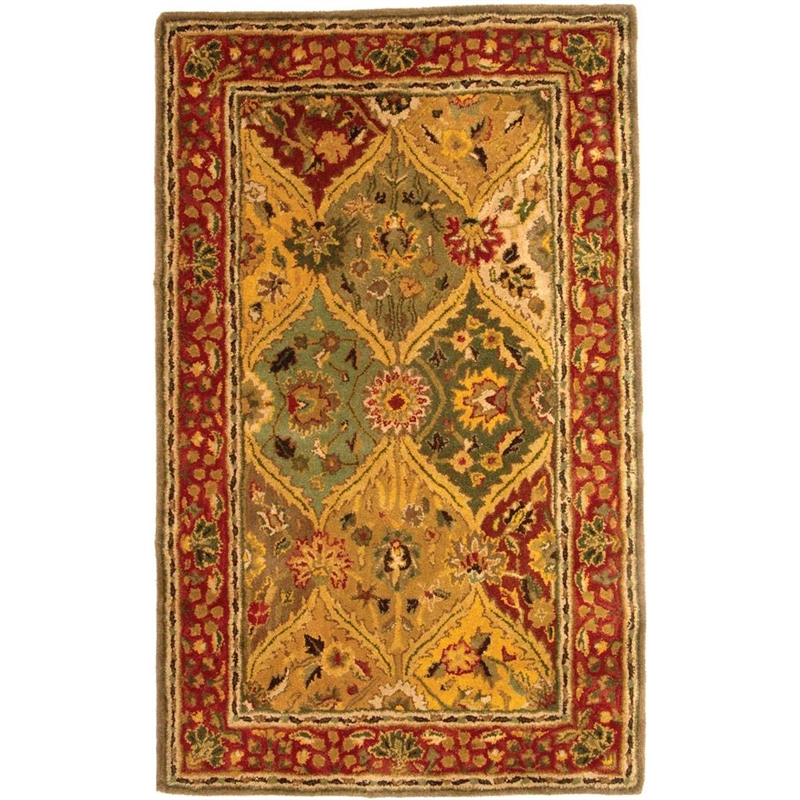 Safavieh Heritage 4' x 6' Multicolored Hand Tufted Wool Rug