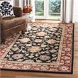 Safavieh Heritage 4' x 6' Hand Tufted Wool Rug in Black and Red