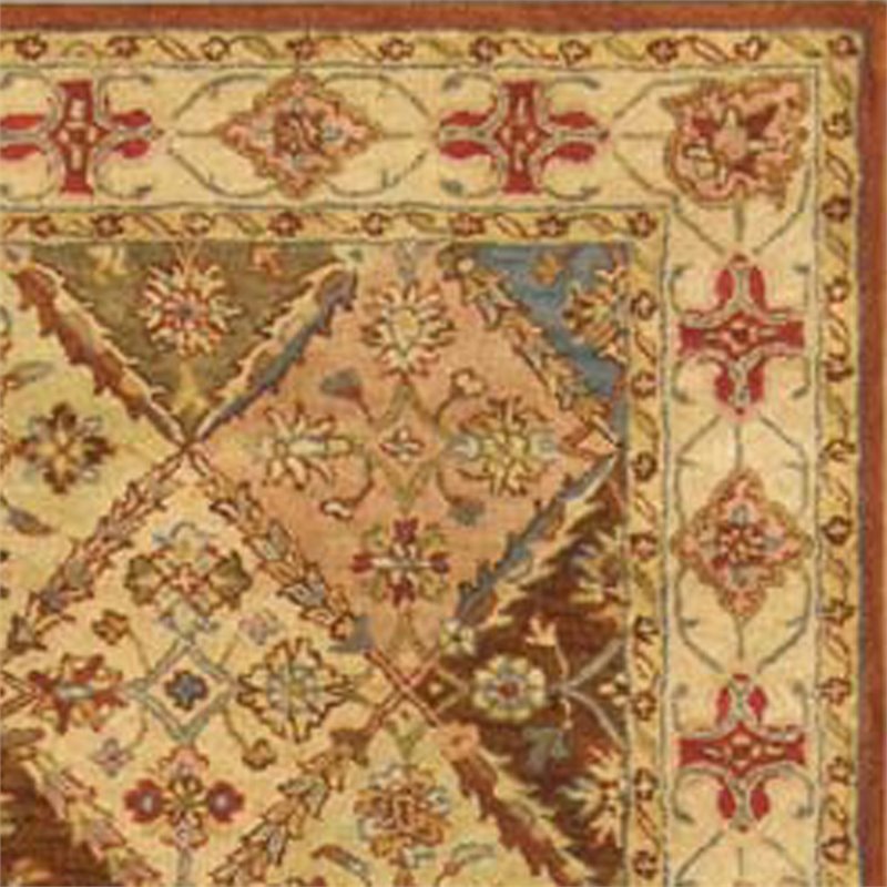 Safavieh Heritage 5' x 8' Hand Tufted Wool Rug in Beige