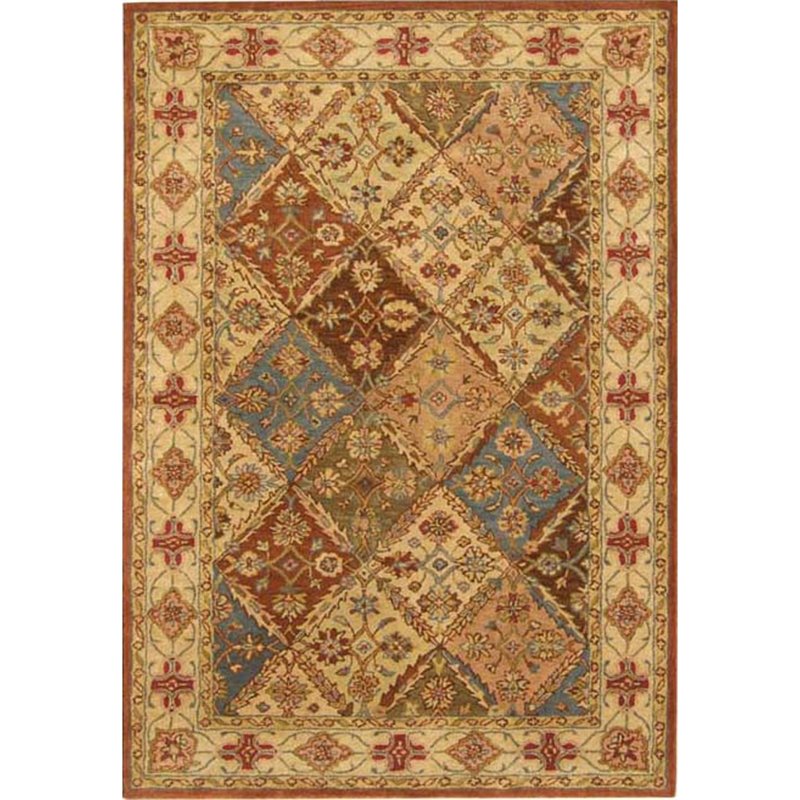 Safavieh Heritage 6' x 9' Hand Tufted Wool Rug in Beige