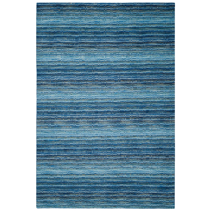 Safavieh Himalaya 5' x 8' Hand Loomed Wool Rug in Blue