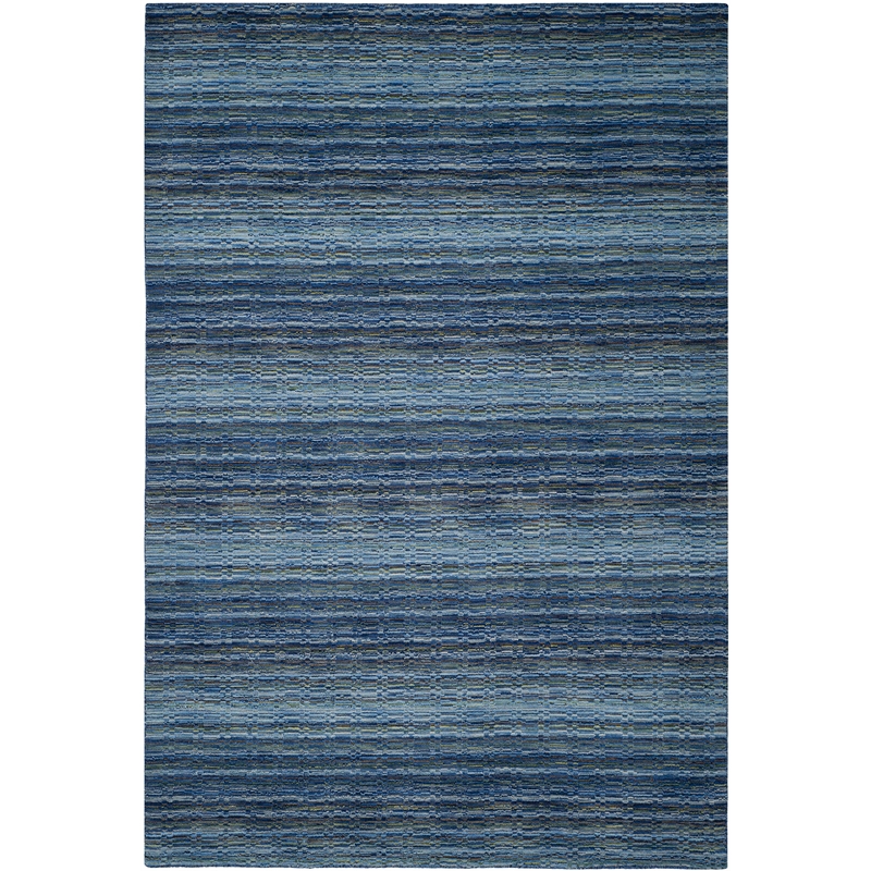 Safavieh Himalaya 6' x 9' Hand Loomed Wool Rug in Blue