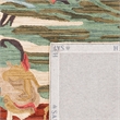 Safavieh Jardin 4' x 6' Multicolored Hand Tufted Wool Rug in Ivory