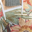 Safavieh Jardin 8' x 10' Multicolored Hand Tufted Wool Rug in Ivory