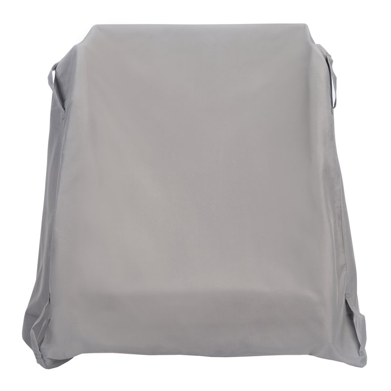 Safavieh Vernon Polyester Fabric Rocking Chair Cover in Gray