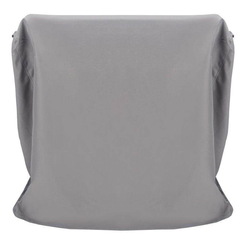 Safavieh Vernon Polyester Fabric Rocking Chair Cover in Gray
