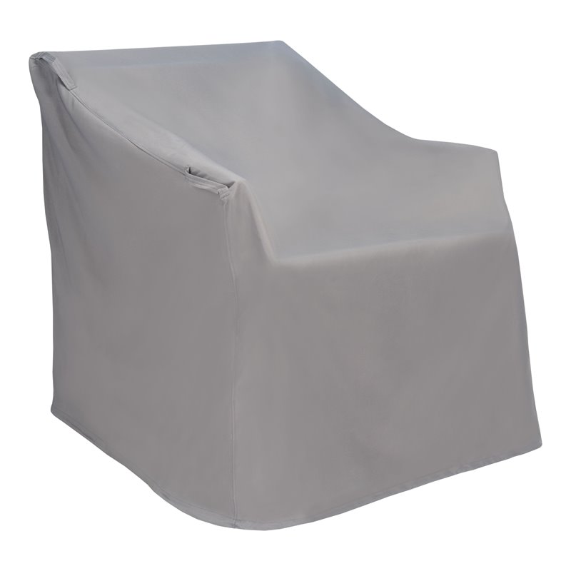 Safavieh Vernon Polyester Fabric Rocking Chair Cover in Gray