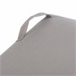 Safavieh Solano Contemporary Polyester Fabric Sun Lounger Cover in Gray