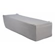 Safavieh Solano Contemporary Polyester Fabric Sun Lounger Cover in Gray