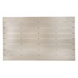 Safavieh Beldan Wood/Metal Outdoor Dining Table in Distressed Taupe Gray