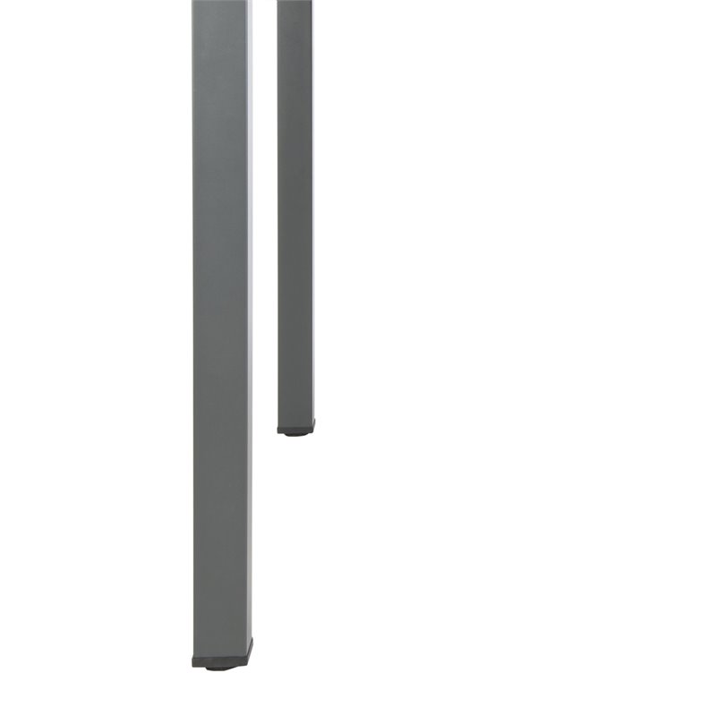 Safavieh Beldan Wood/Metal Outdoor Dining Table in Distressed Taupe Gray
