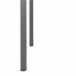 Safavieh Beldan Wood/Metal Outdoor Dining Table in Distressed Taupe Gray