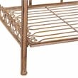 Safavieh Amaris 4 Tier Metal Garden/Outdoor Shelf in Rust Orange