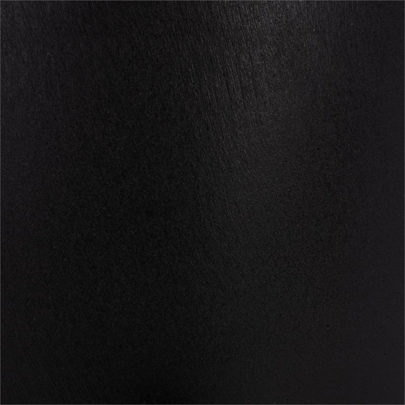 Safavieh Loflen Concrete Ficonstone/Acacia Wood Planter in Natural/Black