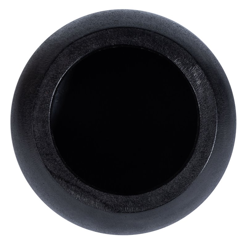 Safavieh Gerand Concrete Ficonstone Orb-Shaped Outdoor Planter in Black